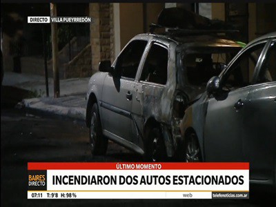 Otra vez los quemacoches