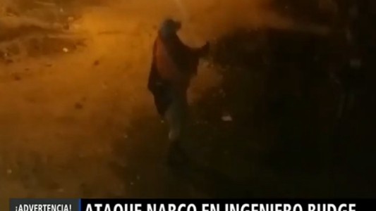 Video impactante: ataque narco a los tiros en Budge