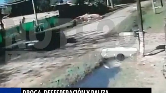 Droga, desesperación y paliza