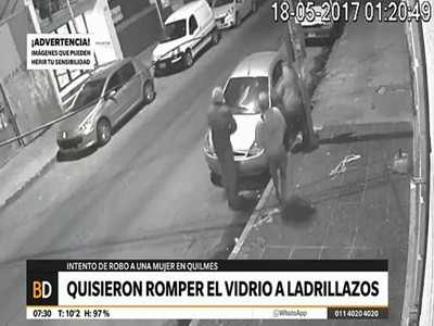 Violento intento de robo en el centro de Quilmes