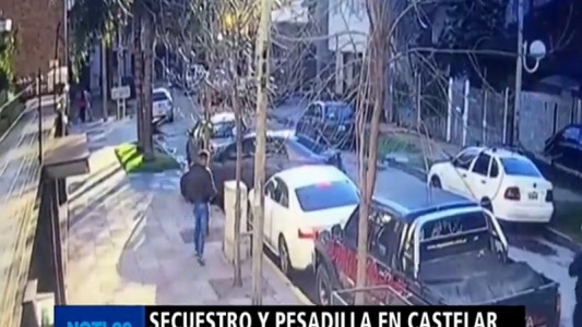 Cámara de seguridad registró cómo fue el secuestro del ex de Nazarena Vélez en Castelar