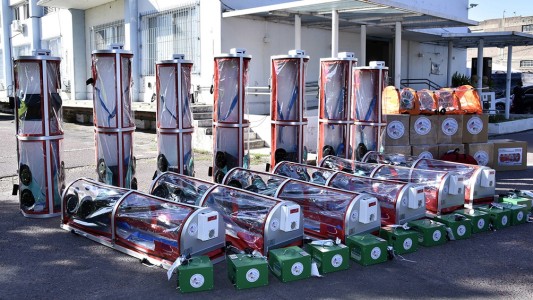 Coronavirus: Estados Unidos donó a la Argentina cápsulas para el traslado de pacientes