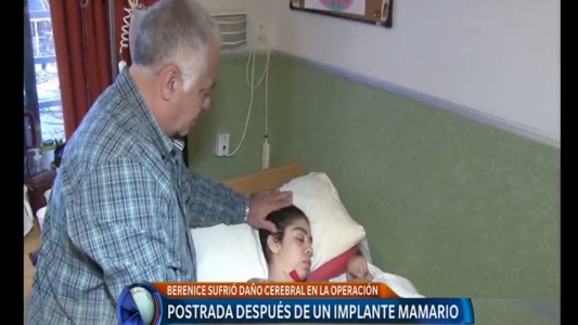 La terrible historia de Berenice, postrada hace siete meses luego de someterse a un implante mamario