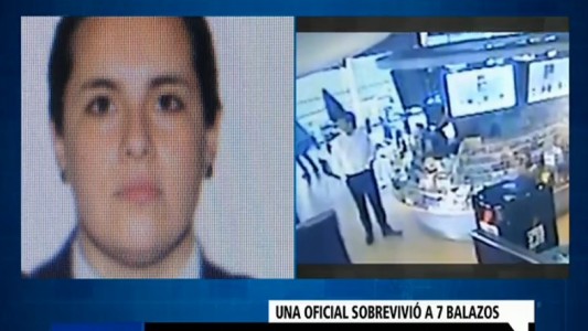 Tiroteo en la Richieri: Una oficial de policía sobrevivió a los 7 tiros que recibió