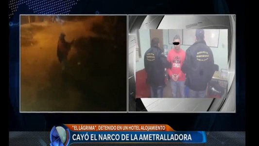 Detuvieron a "Lágrima", el narco que ametralló la casa de un vecino por denunciar la venta de drogas