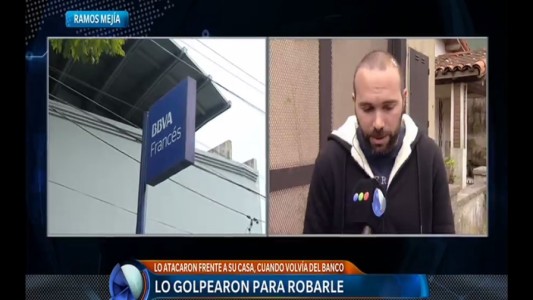 Violenta salidera bancaria: "Le rogaba que no me matara"