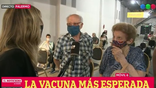 Video: así comenzó la vacunación en mayores de 80 años en la Ciudad