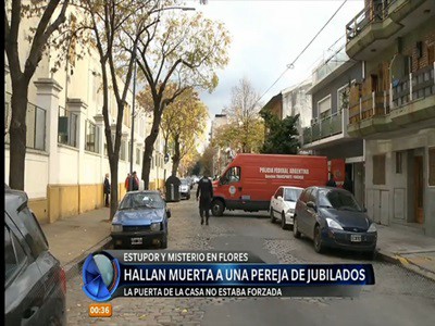 Encontraron muerta a una pareja de jubilados en su casa de Flores