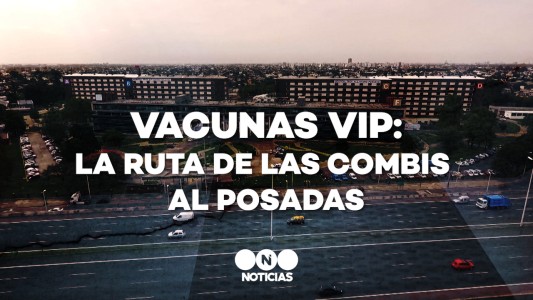 Vacunas VIP: la ruta de las combis al Hospital Posadas