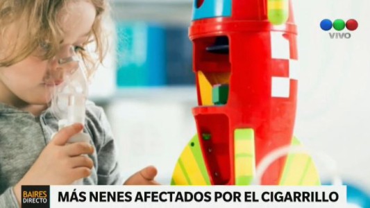 Casos de niños con problemas respiratorios por exposición al humo de cigarrillo aumentan 5% cada año