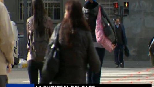 Retiro: la sucursal del caos