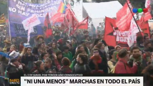 Miles de mujeres de todo el país se movilizan contra la violencia machista