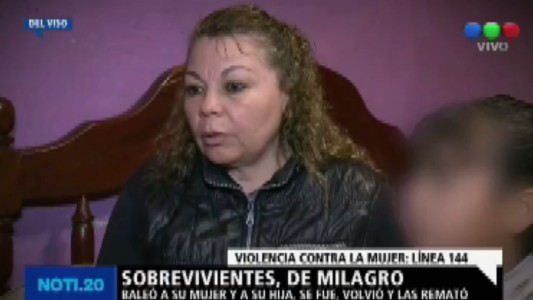 Violencia de género: la terrible historia de Gloria y su hija, sobrevivientes por milagro
