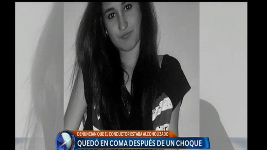 Joven quedó en coma después de un choque y su familia denunció que el conductor estaba borracho