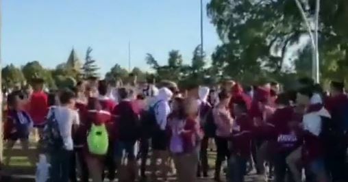 "Último Primer Día" de clases: Estudiantes festejaron pese a la pandemia