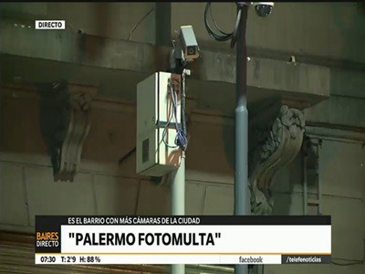 Palermo es el barrio con más cámaras para fotomultas