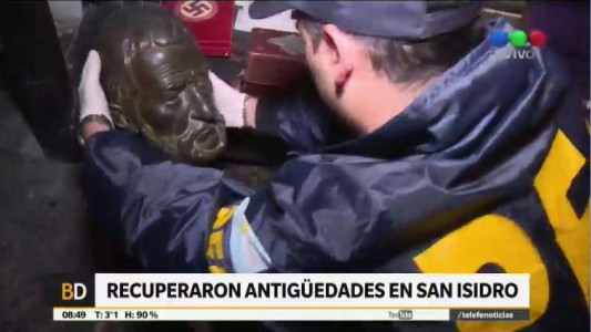 Recuperaron antigüedades en San Isidro