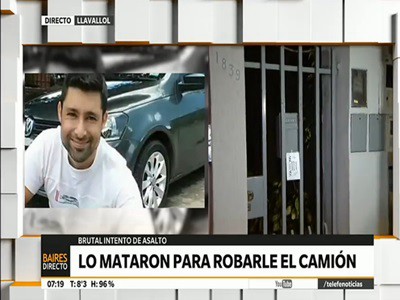 Mataron a un camionero en Llavallol en un intento de asalto