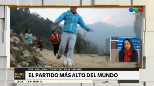 El partido más alto del mundo por la igualdad de género