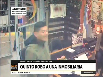 Una inmobiliaria robada cinco veces