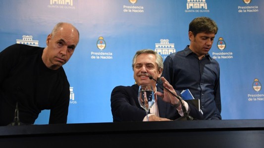 Fernández, Kicillof y Rodríguez Larreta vuelven a estar juntos en el acto por el bicentenario de la UBA