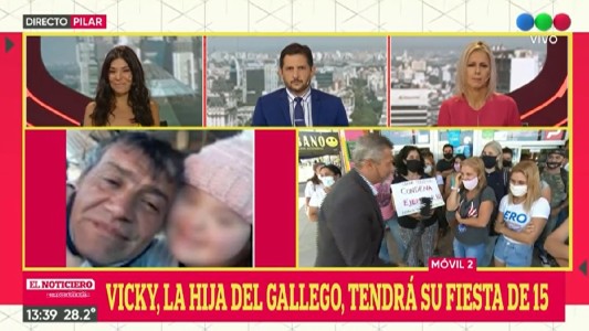 La hija del kiosquero asesinado en Pilar tendrá su fiesta de 15 gracias a la solidaridad de sus vecinos