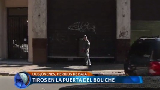 Tiros en la puerta de un boliche: dos heridos