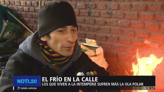 Presos del frío: el drama de los que viven en la calle y sufren la ola polar