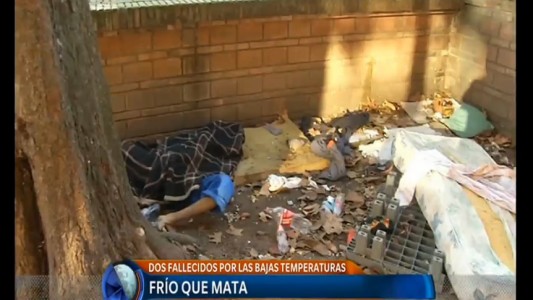 Frío que mata: dos fallecidos por las bajas temperaturas