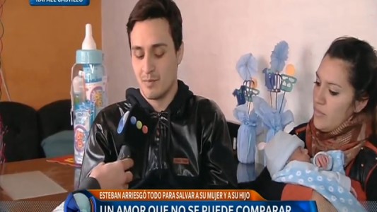 Defendió a su esposa embarazada, lo balearon, quedó en silla de ruedas y ahora es papá