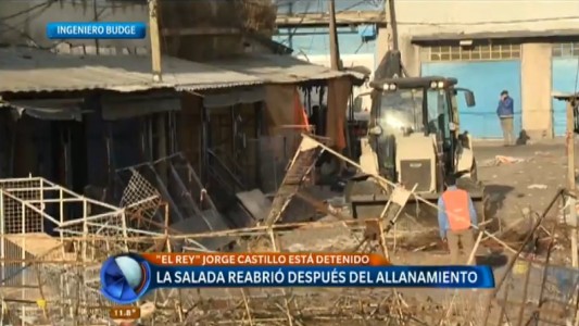 La Salada reabrió después del alllanamiento
