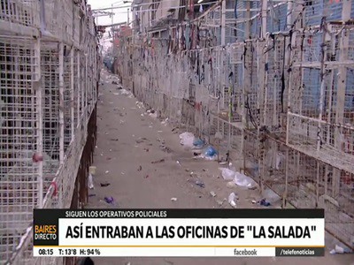 La Salada está desierta luego de los operativos