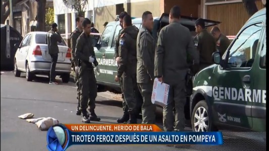 Asalto y tiroteo en Pompeya