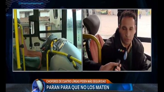 "Pensé que le disparaba": colectivero ayudó a una pasajera en una asalto y lo balearon