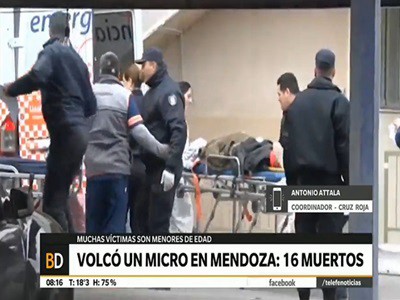 El trabajo de la Cruz Roja con las víctimas del accidente de San Rafael