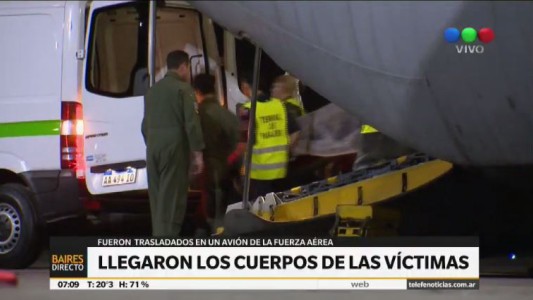 Llegaron los cuerpos de las víctimas del accidente de Mendoza