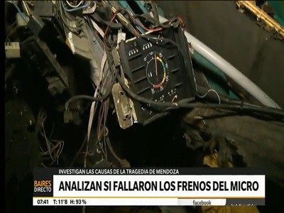 Analizan si fallaron los frenos en el micro accidentado