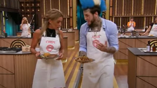Alex Caniggia no siguió las reglas y hundió a La Chepi en MasterChef Celebrity