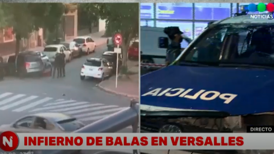 Feroz tiroteo en Versalles: dos ladrones detenidos