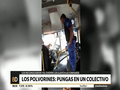 Un colectivoro reconoció a punguistas en su vehículo y los llevó a la comisaría