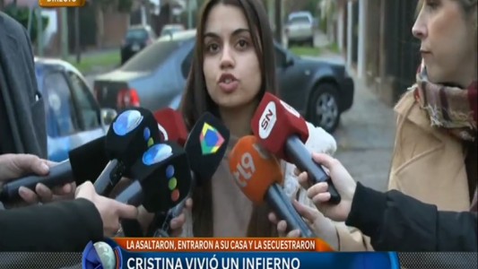 "Amenazaron con llevarse a mi hermano", contó la hija de la mujer secuestrada en Castelar