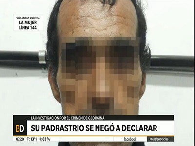 El padrastro de Georgina se negó a declarar