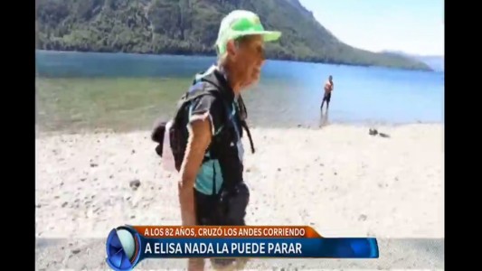 A los 82, cruzó Los Andes corriendo: "Tuve cinco hijas y nunca dejé de hacer deporte"