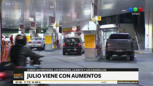 El mes de julio viene con aumentos