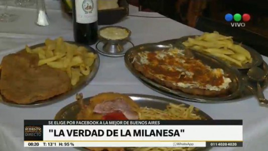 Eligen la "Mejor milanesa de bodegón" de Buenos Aires