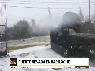 Fuerte nevada en Bariloche (1)