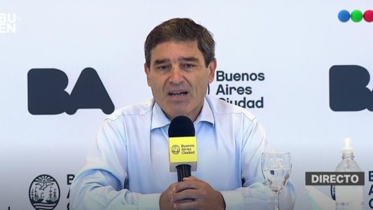 "En el hospital deben testearse solo aquéllos que tienen síntomas", enfatizó Quirós