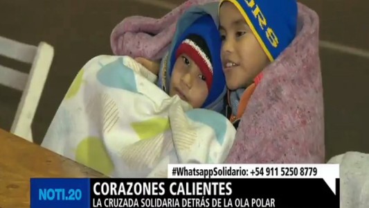La cruzada solidaria detrás de la ola polar