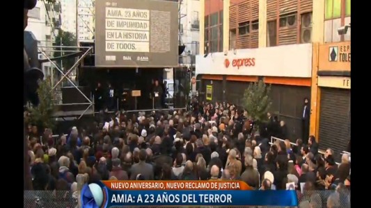Acto a 23 años del atentado contra la AMIA