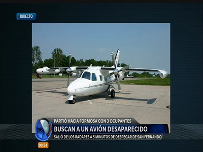 Desapareció un avión que despegó del aeropuerto de San Fernando